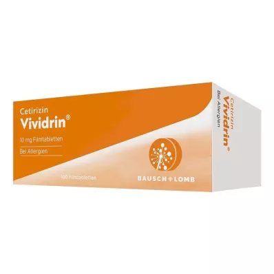 CETIRIZIN Vividrin 10 mg tabletki powlekane, 100 szt