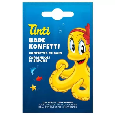 Ekspozytor na saszetki z konfetti do kąpieli Tinti, 6 g Ekspozytor na saszetki z konfetti do kąpieli Tinti, 6 g