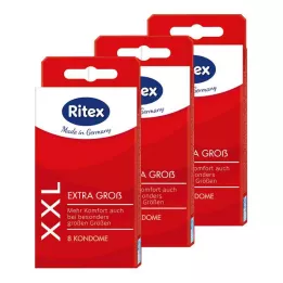 RITEX XXL Zestaw prezerwatyw, 24 szt