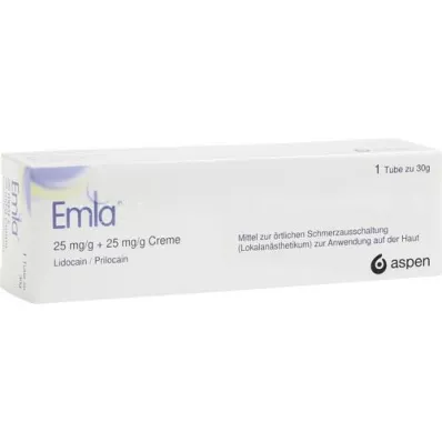 EMLA 25 mg/g + 25 mg/g kremu, 30 g