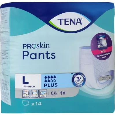 TENA PANTS plus spodnie jednorazowe L, 14 szt