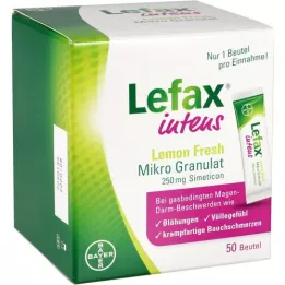 LEFAX intens Lemon Fresh Micro Granul.250 mg Sim., 50 szt