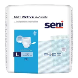 SENI Active Classic Majtki chłonne jednorazowe L, 30 szt
