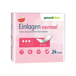 GESUND LEBEN Wkładki zwykłe, 24 szt