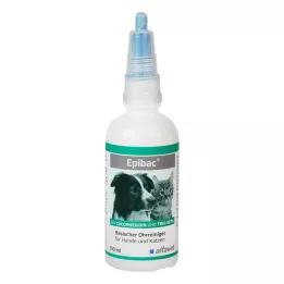 EPIBAC alkaliczny środek do czyszczenia uszu dla psów/kotów, 100 ml