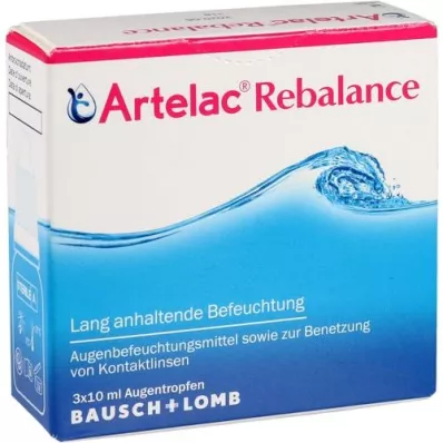 ARTELAC Rebalance krople do oczu, 3 x 10 ml