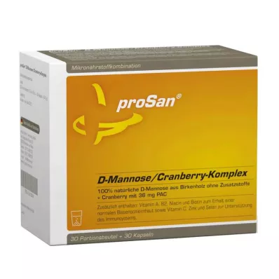 PROSAN D-Mannose/Cranberry Complex Combination Pack, 2X30 szt