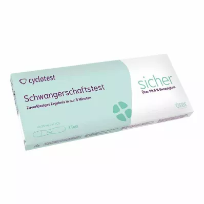 CYCLOTEST Test ciążowy 25 mlU/ml moczu, 1 szt