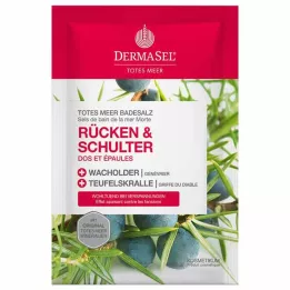 DERMASEL Sól do kąpieli z Morza Martwego na plecy &amp; Łopatka, 80 g