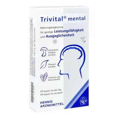 TRIVITAL kapsułki mentalne, 28 szt TRIVITAL kapsułki mentalne, 28 szt