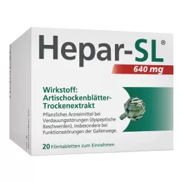 HEPAR-SL Tabletki powlekane 640 mg, 20 szt