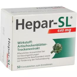 HEPAR-SL Tabletki powlekane 640 mg, 50 szt