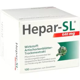 HEPAR-SL Tabletki powlekane 640 mg, 100 szt