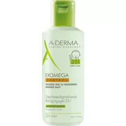 A-DERMA EXOMEGA CONTROL Żel oczyszczający 2w1, 200 ml