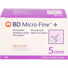 BD MICRO-FINE+ Igły do długopisów 0,25x5 mm, 100 szt