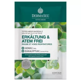 DERMASEL Sole do kąpieli z Morza Martwego na zimno & Breath Free, 80 g