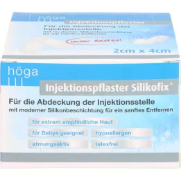 INJEKTIONSPFLASTER Silikofix 2x4 cm Höga, 100 szt