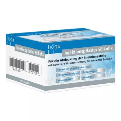 INJEKTIONSPFLASTER Silikofix 2x4 cm Höga, 100 szt INJEKTIONSPFLASTER Silikofix 2x4 cm Höga, 100 szt