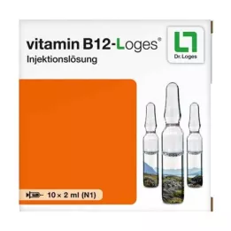 VITAMIN B12-LOGES Roztwór do wstrzykiwań Ampułki, 10 x 2 ml