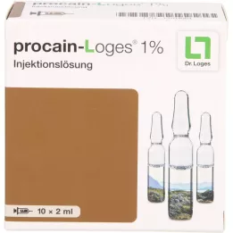 PROCAIN-Loges 1% roztwór do wstrzykiwań ampułki, 10 x 2 ml