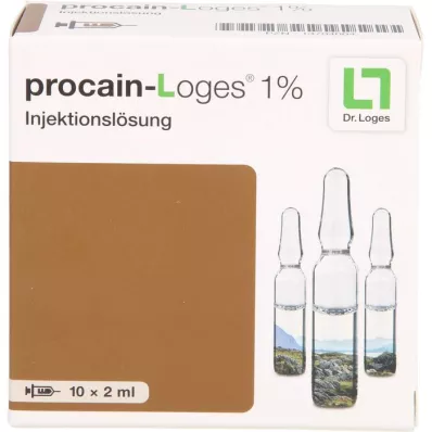 PROCAIN-Loges 1% roztwór do wstrzykiwań ampułki, 10 x 2 ml