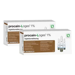 PROCAIN-Loges 1% roztwór do wstrzykiwań ampułki, 100 x 2 ml