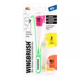 WINGBRUSH Uchwyt zestawu startowego z 3 szczotkami, 1 szt