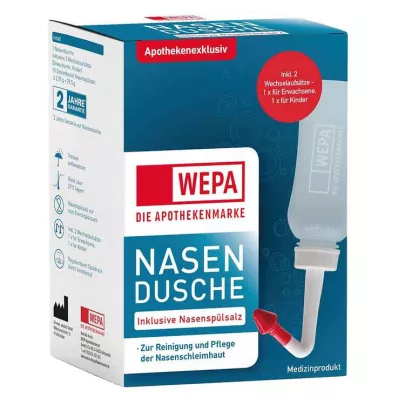 WEPA Dozownik do nosa z solą do płukania nosa 10x2,95 g, 1 p