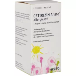 CETIRIZIN Aristo Allergy Juice 1 mg/ml roztwór doustny, 75 ml
