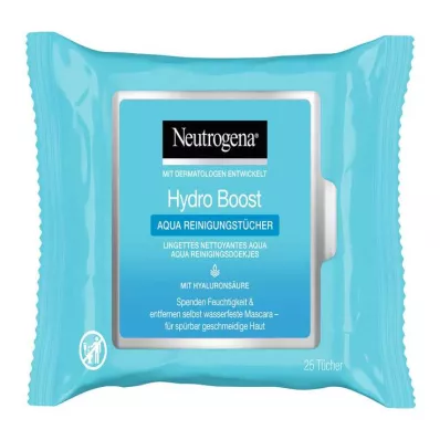 NEUTROGENA Chusteczki oczyszczające Hydro Boost Aqua, 25 szt