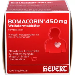 BOMACORIN 450 mg tabletek głogu, 100 szt