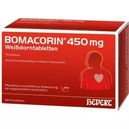 BOMACORIN 450 mg tabletek głogu, 200 szt