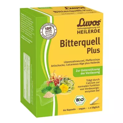 Luvos Healing Clay Organiczne kapsułki Bitterquell Plus, 60 szt