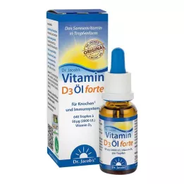VITAMIN D3 ÖL krople forte Dr.Jacobs, 20 ml