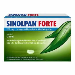 SINOLPAN kapsułki miękkie powlekane dojelitowo forte 200 mg, 21 szt