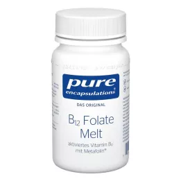 PURE ENCAPSULATIONS B12 Folate melt pastylki do ssania, 90 szt