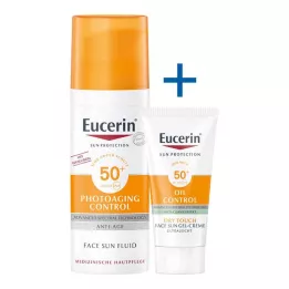 Eucerin Sun Fluid do kontroli fotostarzenia LSF 50, 50 ml