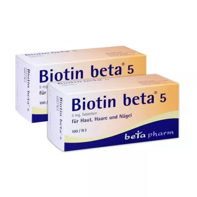 Biotyna beta 5 tabletek, 200 szt