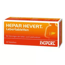 HEPAR HEVERT Tabletki na wątrobę, 40 szt