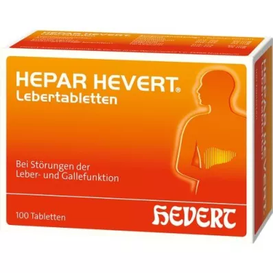 HEPAR HEVERT Tabletki na wątrobę, 100 szt