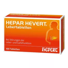 HEPAR HEVERT Tabletki na wątrobę, 100 szt