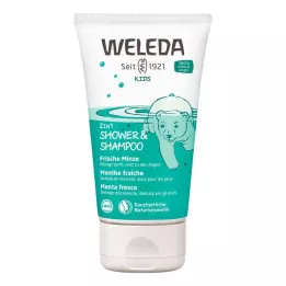 WELEDA Kids 2in1 Shower &amp; Szampon świeża mięta, 150 ml