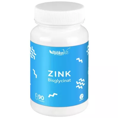 ZINK BISGLYCINAT 25 mg kapsułki wegańskie, 90 szt