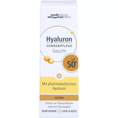 HYALURON SONNENPFLEGE Krem do twarzy LSF 50+ koloryzujący, 50 ml