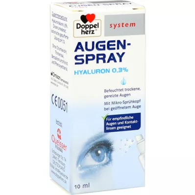 DOPPELHERZ Hialuron 0,3% w sprayu do oczu, 10 ml