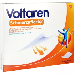 VOLTAREN Plaster przeciwbólowy 140 mg substancji czynnej, 5 szt