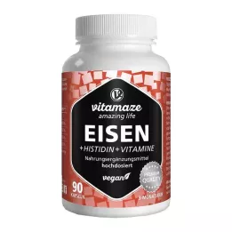 EISEN Kapsułki 20 mg+Histydyna+Witaminy C/B9/B12, 90 szt