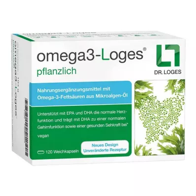 OMEGA3-Loges kapsułki roślinne, 120 kapsułek