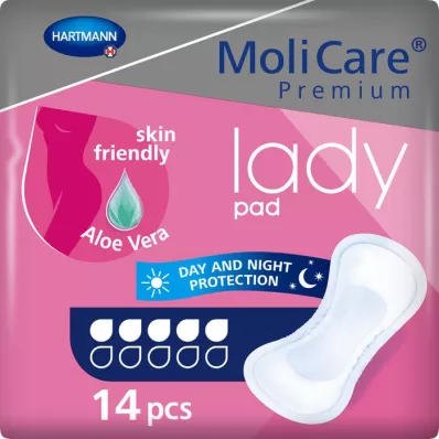 MOLICARE Podkładka damska Premium 5 kropli, 14 szt