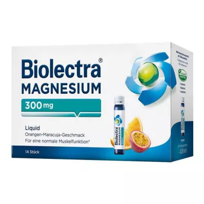 BIOLECTRA Magnez 300 mg w płynie, 14 szt BIOLECTRA Magnez 300 mg w płynie, 14 szt